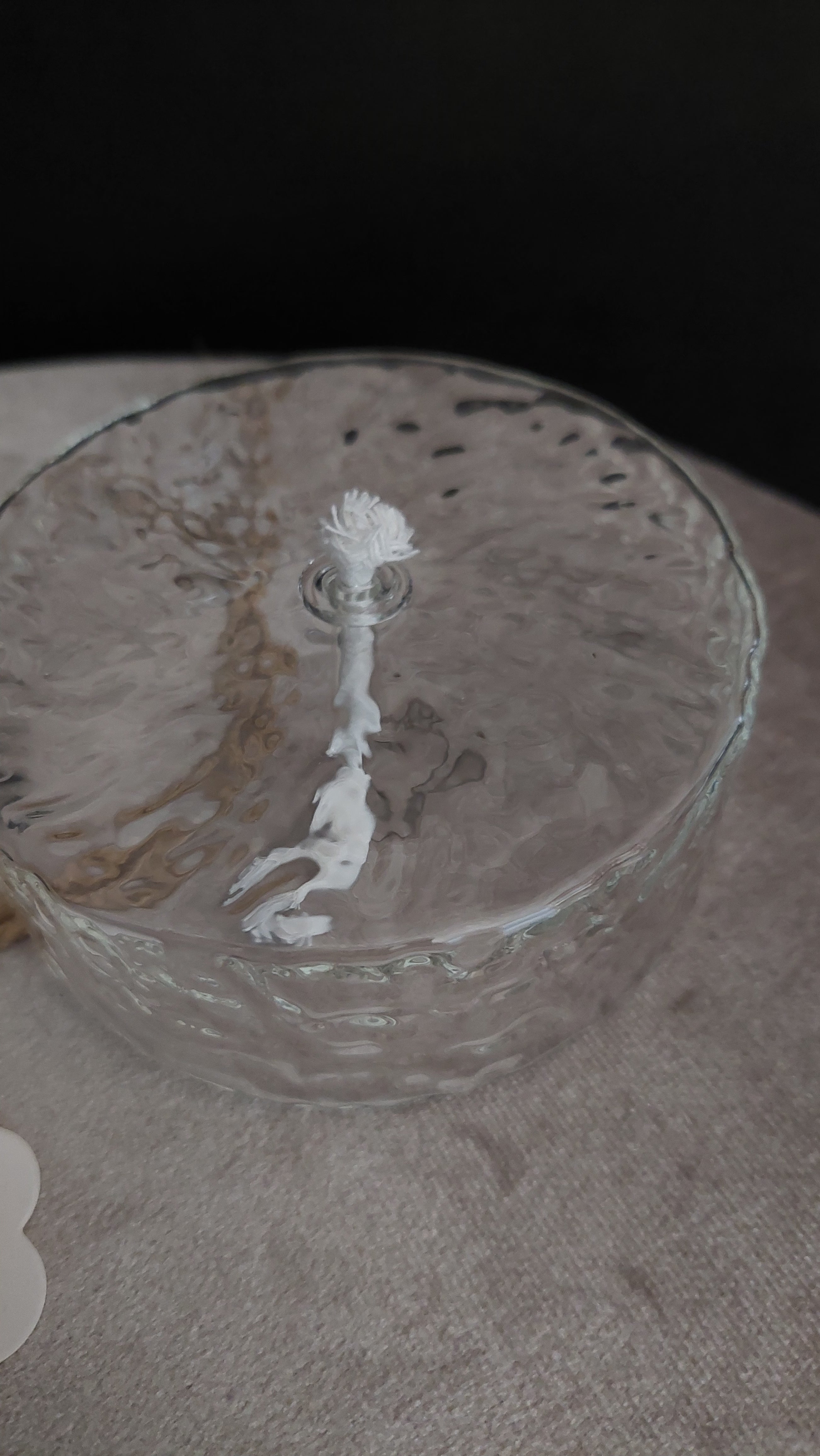 Olielamp klein met 1 lont