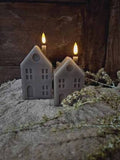 Countryfield LED-kaars huisje Lyon – M – Beige