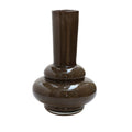 Vase The World – Glazen Vaas Donkerbruin 36 cm