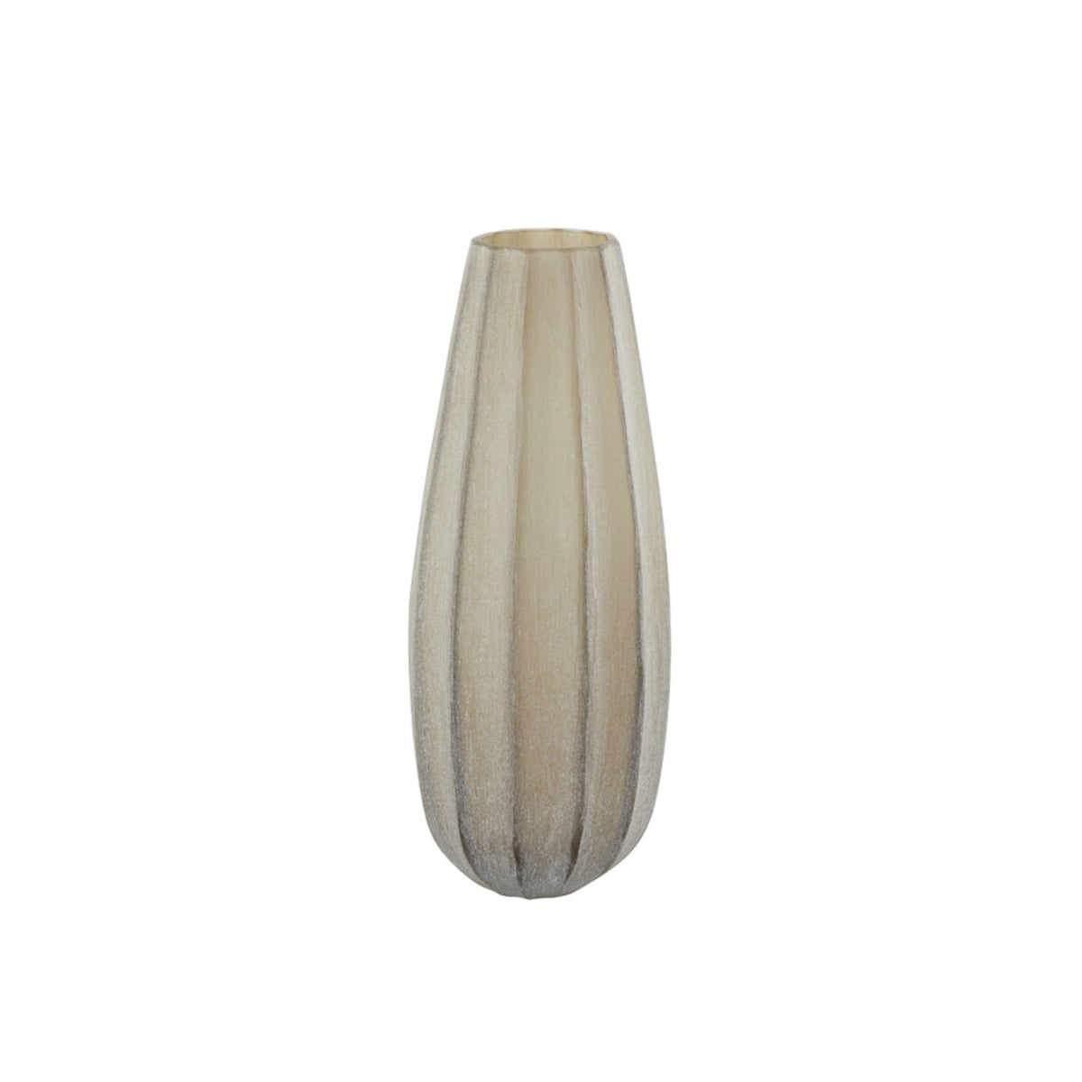 Light & Living Vaas Ø17,5×44,5 cm BRADLEY glas licht bruin