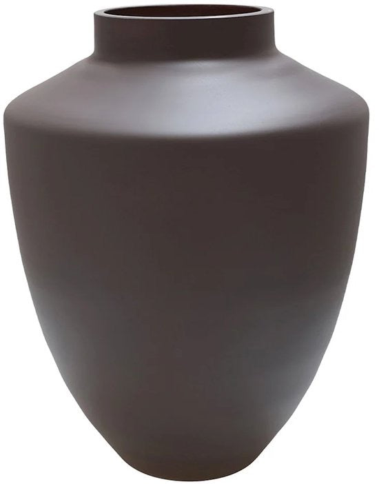 Vaas Tugela M | Medium | Matte Earth - Donker Taupe | Ø28 x H36 cm