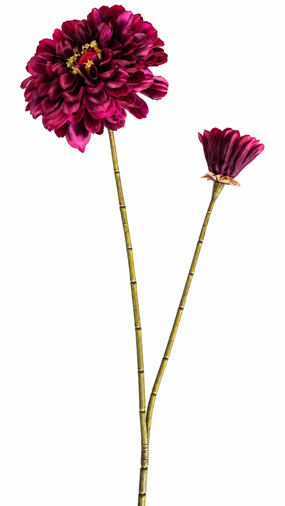 Zinnia Kunstbloem – Donker Bordeaux