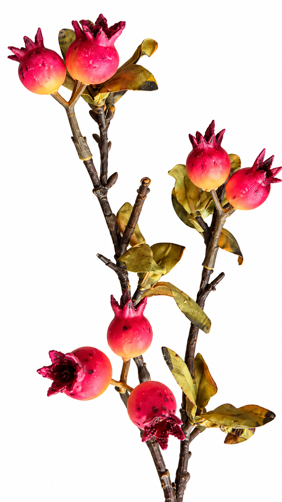 Kunsttak Granaatappelbes – Roze/Rood