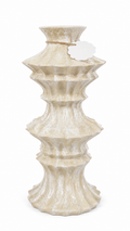 Keramische Design Vaas – Crème | 42 cm
