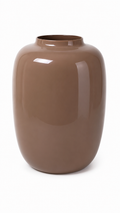 Vase The World – Glazen Vaas Taupe 35 cm