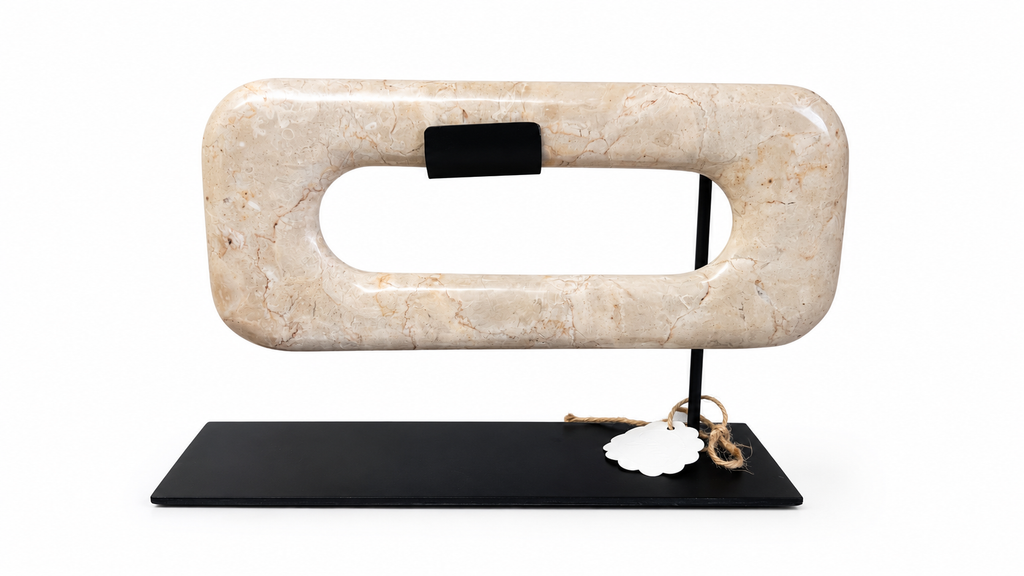 Marmeren Decoratieobject op Standaard