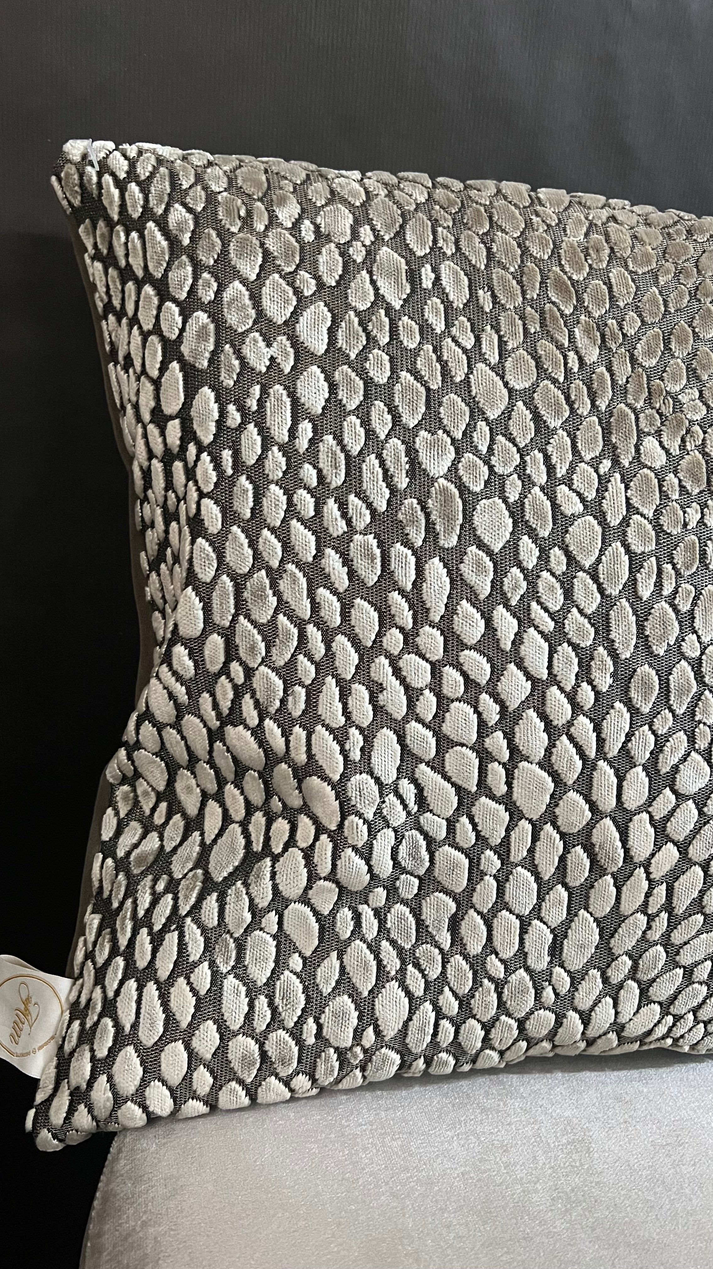 Vierkant leopard kussen