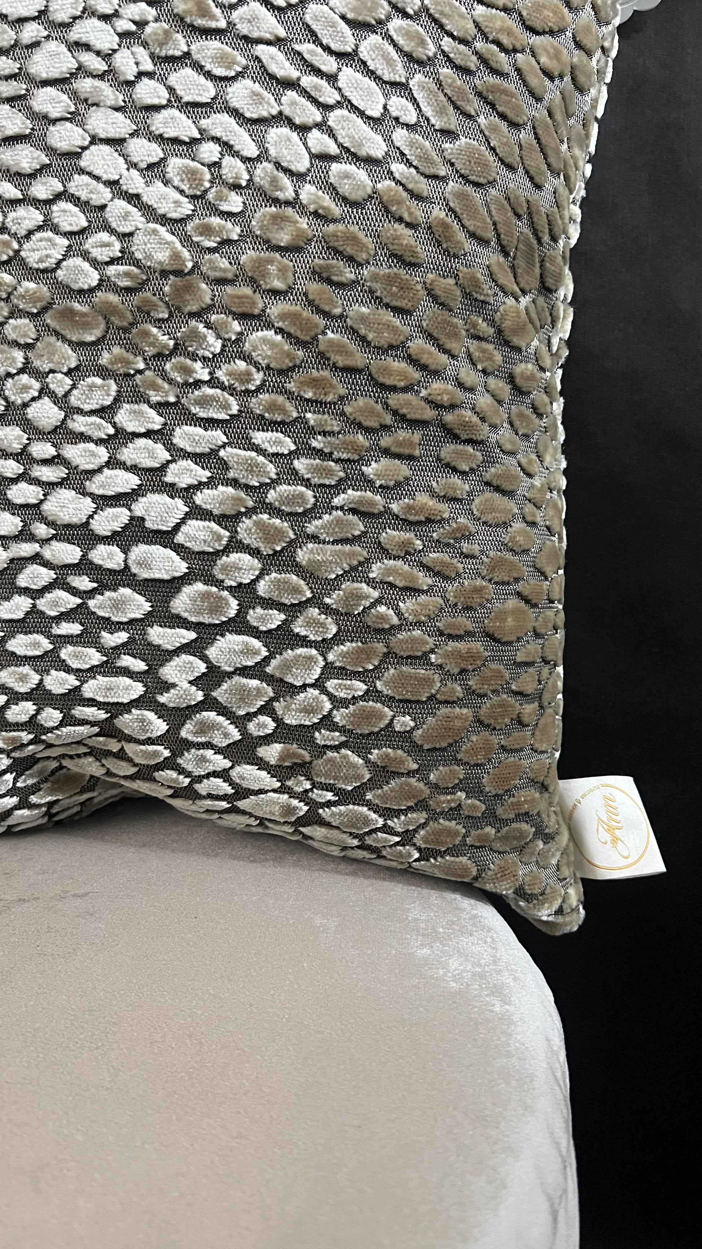 Vierkant leopard kussen