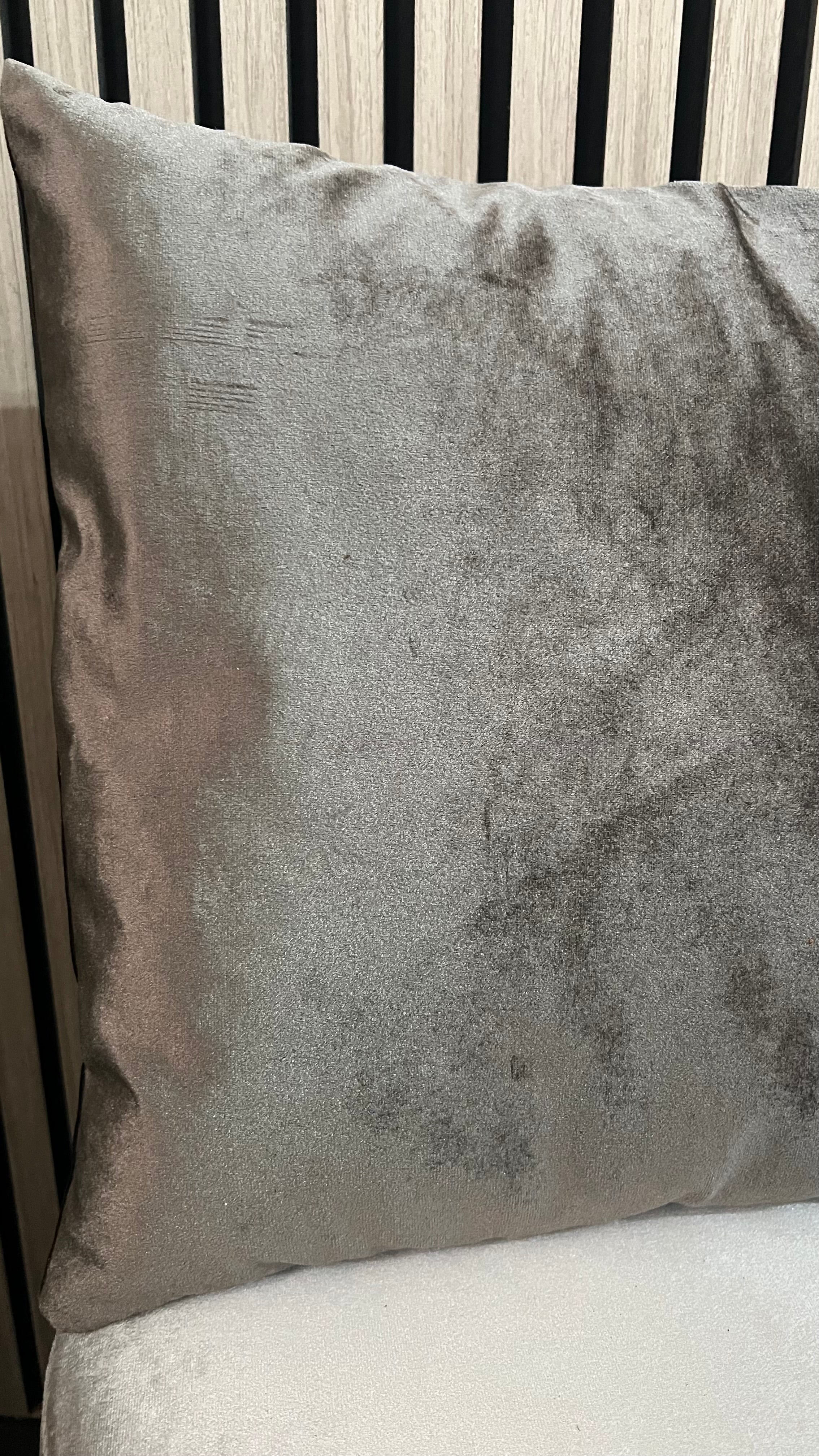 Vierkant kussen bruin velvet