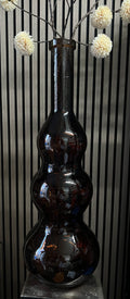 Vaas Organisch Donkerbruin Glas – 75 cm