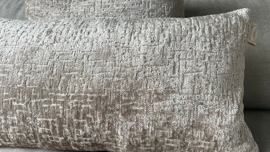 Velvet Dune – Luxe Sierkussen | Champagne Taupe