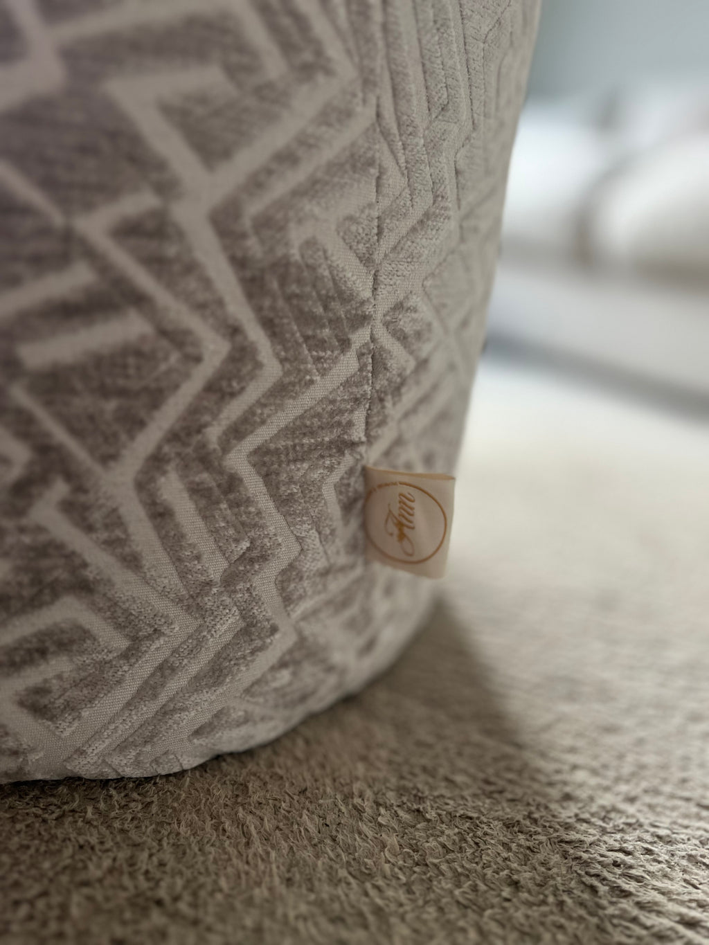 Poef Milano Sand | Luxury Collection