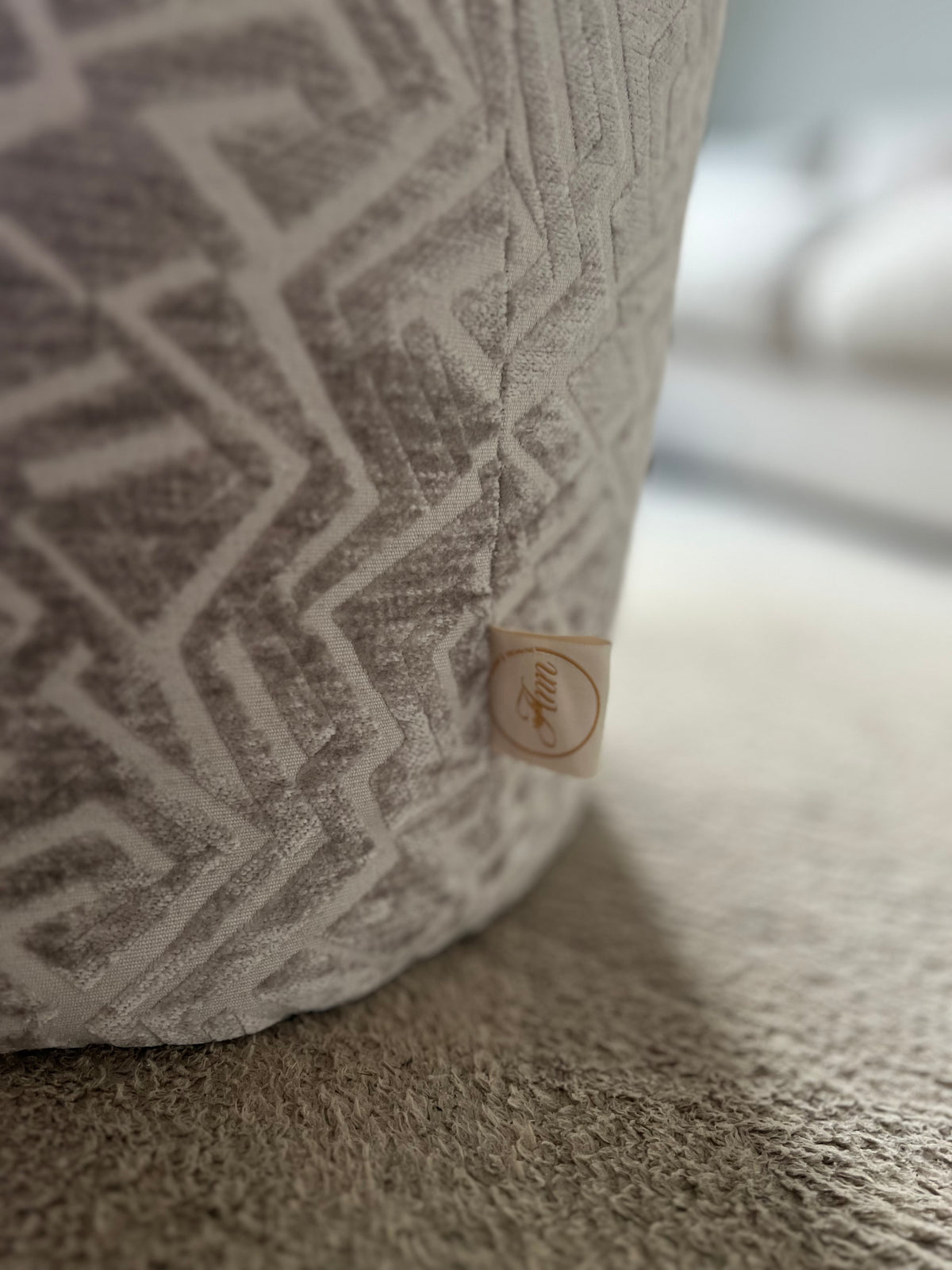 Poef Milano Sand | Luxury Collection